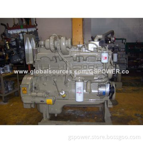 24V electric motor starters, in-line, 6 cylinders, turbocharged, marine engines for gen set